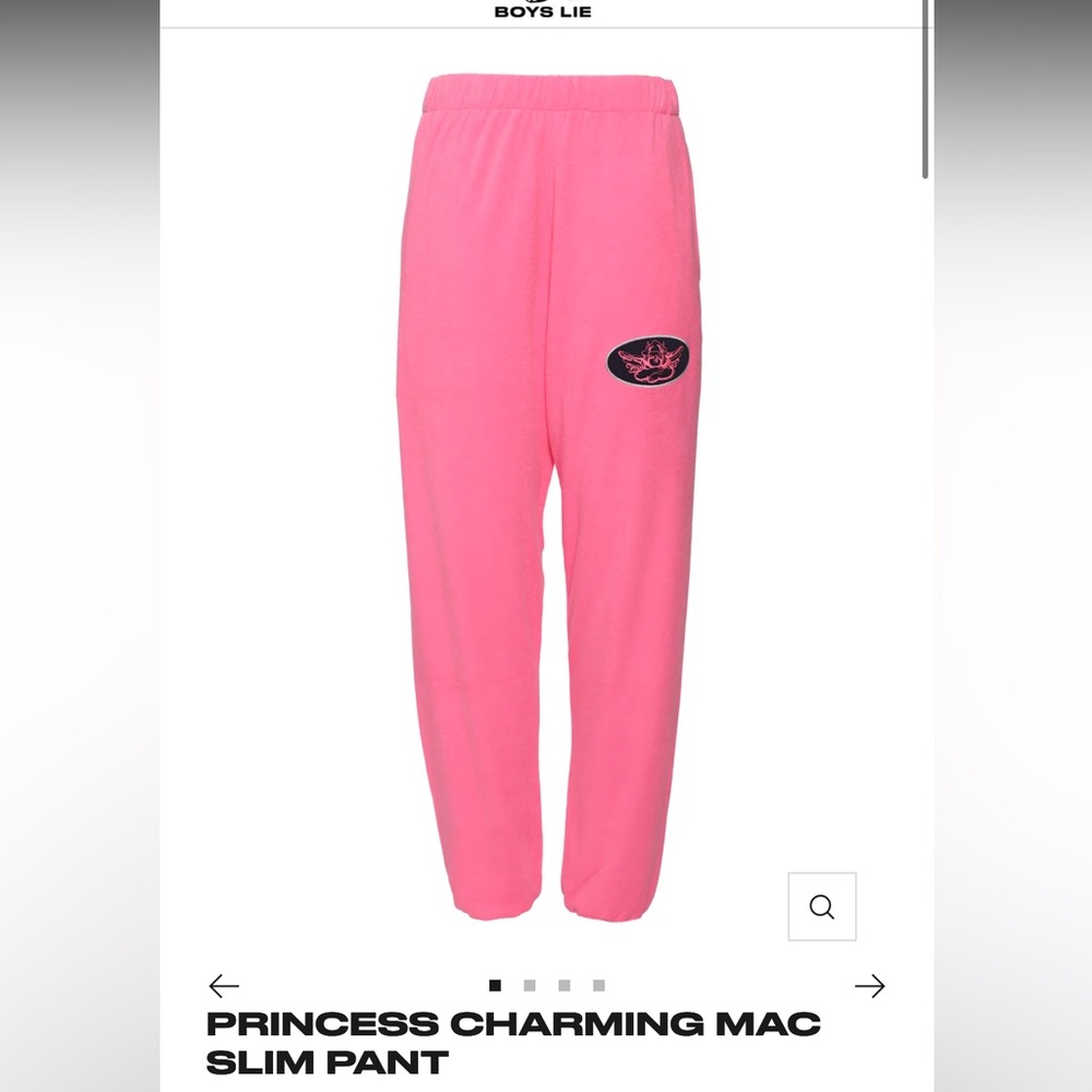 New with tags! Boys Lie pink sweatpants